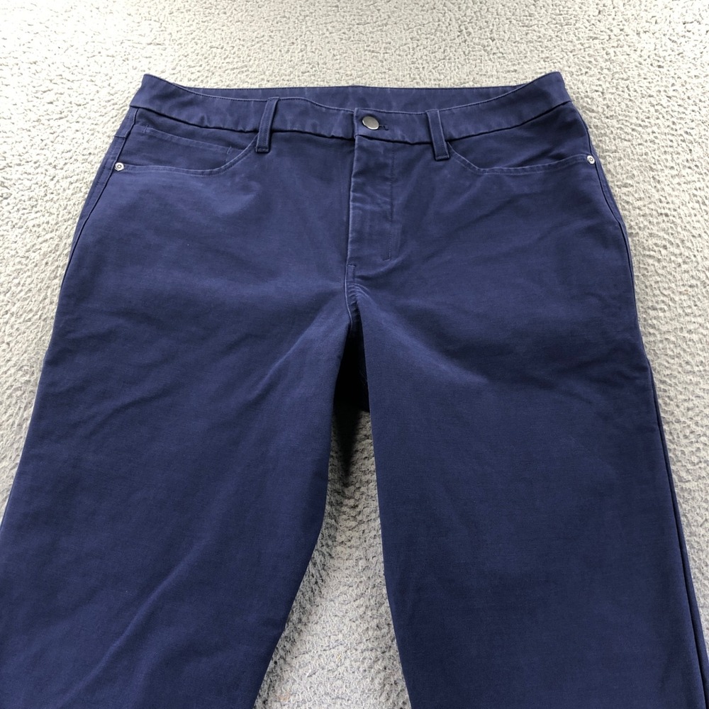 Lululemon Pants Mens 33x32 Blue ABC Warpstreme Slim Stretch 5 Pocket LM5AQUS